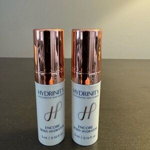 Hydrinity ENCORE Body Hydrator 5 ml .16 oz Travel Size NEW X2